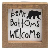 Bear Bottoms Mini Frame 3 Asstd - The Fox Decor