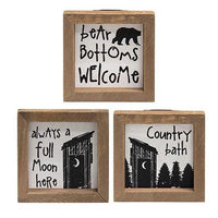 Bear Bottoms Mini Frame 3 Asstd - The Fox Decor