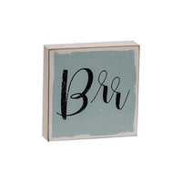 3 Set Snow Place Like Home Snowman & Blocks - The Fox Decor