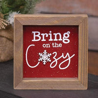 Bring on the Cozy Framed Sign - The Fox Decor
