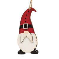 Wooden Santa Gnome Ornament - The Fox Decor