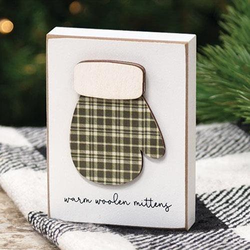 Warm Woolen Mittens Block - The Fox Decor