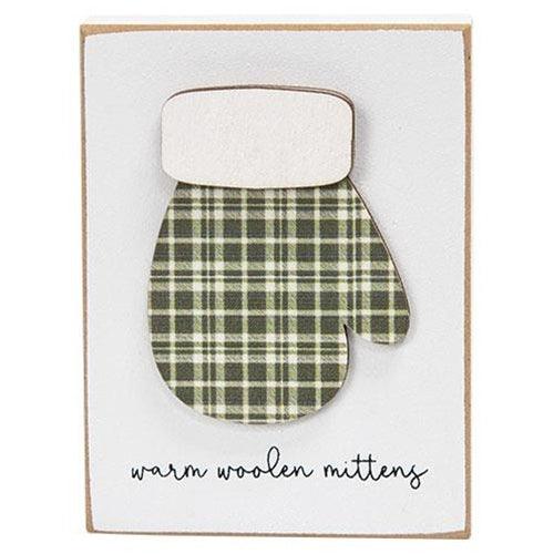 Warm Woolen Mittens Block - The Fox Decor