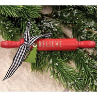 Believe Wooden Rolling Pin - The Fox Decor