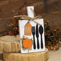 Pumpkin Eat Cutting Board Sign Ornament - The Fox Decor