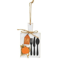 Pumpkin Eat Cutting Board Sign Ornament - The Fox Decor
