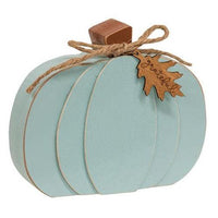 Fall Word Tag Chunky Pumpkin 3 Asstd - The Fox Decor