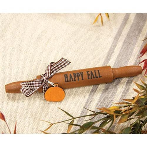Happy Fall Wooden Rolling Pin - The Fox Decor