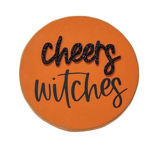 Cheers Witches Circle Easel Sign - The Fox Decor