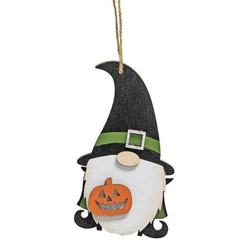 Witch Gnome & Jack Ornament - The Fox Decor