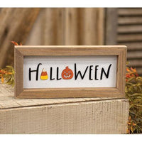 Halloween Candy Corn & Jack Framed Sign - The Fox Decor