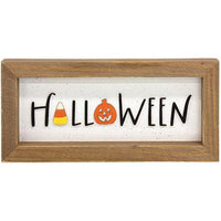 Halloween Candy Corn & Jack Framed Sign - The Fox Decor