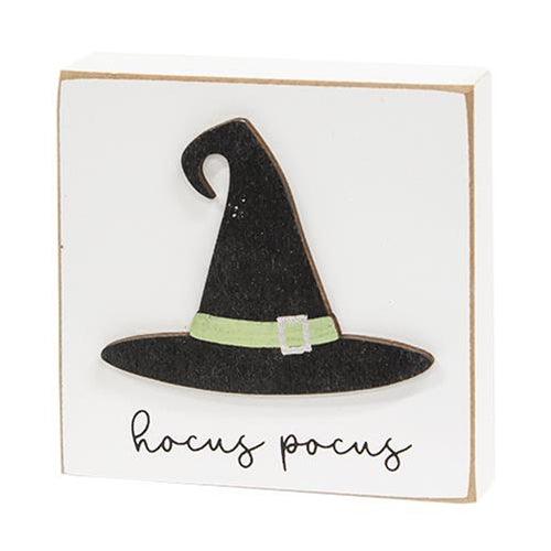 Hocus Pocus Witch Hat Block - The Fox Decor