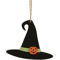 Jack O Lantern Witch Hat Ornament - The Fox Decor