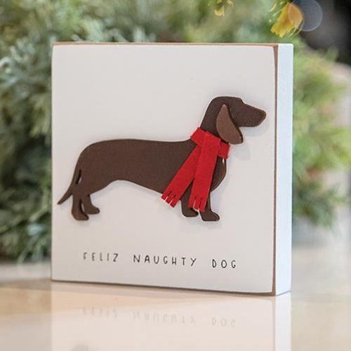 Feliz Naughty Dog Block - The Fox Decor