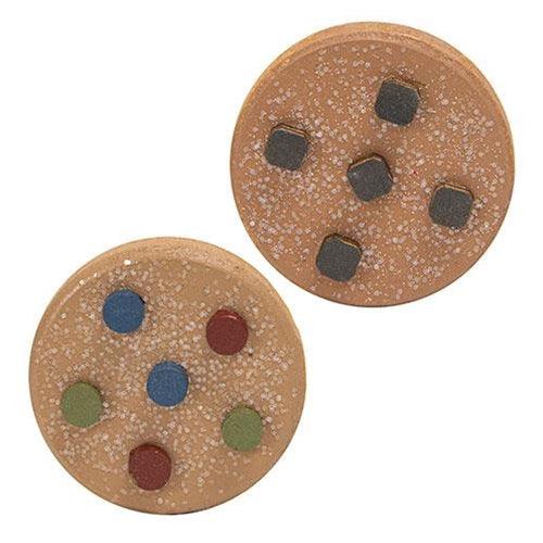 2 Set Wooden Cookies - The Fox Decor