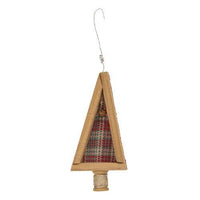 Felt & Wood Primitive Tree Ornament - The Fox Decor