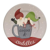 Cocoa & Cuddles Gnome Duo Plate - The Fox Decor