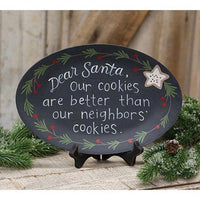 Our Cookies Are Better Oval Plate - The Fox Decor