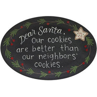 Our Cookies Are Better Oval Plate - The Fox Decor