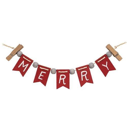 Merry Mini Clip Banner - The Fox Decor