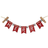 Merry Mini Clip Banner - The Fox Decor