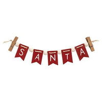 Santa Mini Clip Banner - The Fox Decor