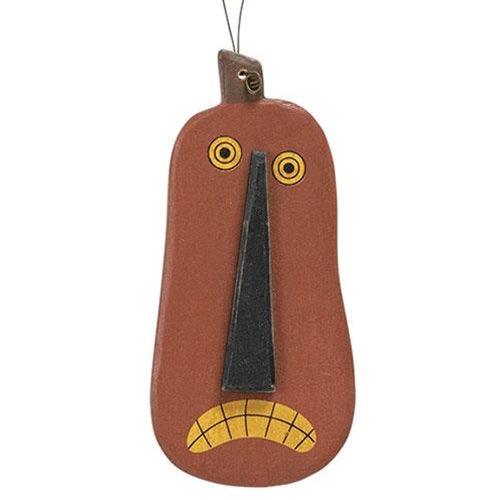 Candy Corn & Jack Primitive Wood Ornament 4 Asstd - The Fox Decor