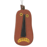 Candy Corn & Jack Primitive Wood Ornament 4 Asstd - The Fox Decor