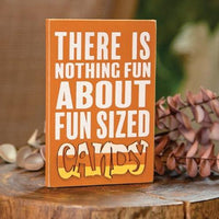 Fun Sized Candy Block Sign - The Fox Decor