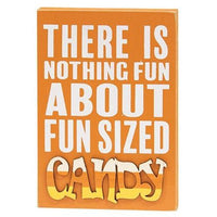 Fun Sized Candy Block Sign - The Fox Decor