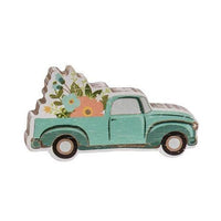 3 Set Welcome Spring Blocks w Flower Truck - The Fox Decor