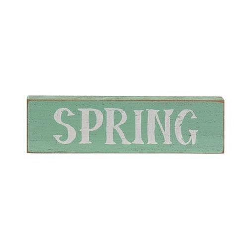 3 Set Welcome Spring Blocks w Flower Truck - The Fox Decor