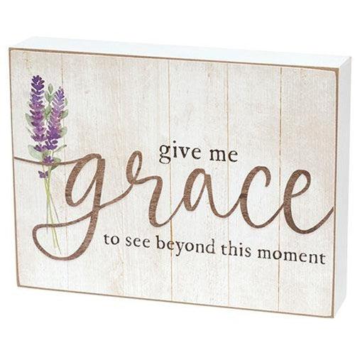 Give Me Grace Box Sign - The Fox Decor