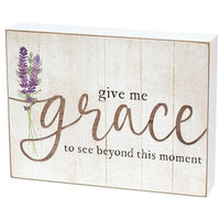 Give Me Grace Box Sign - The Fox Decor