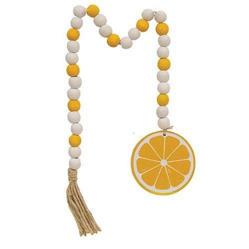 Lemon Slice Bead Garland - The Fox Decor