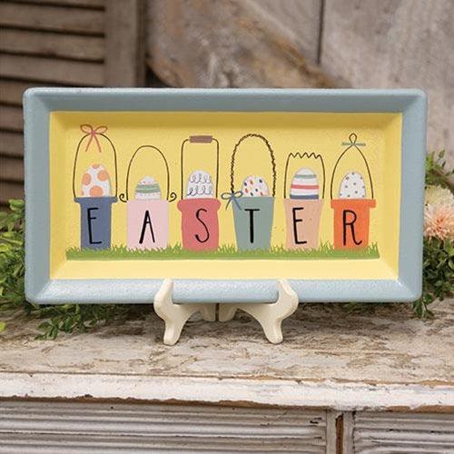 Easter Egg Buckets Rectangle Tray - The Fox Decor