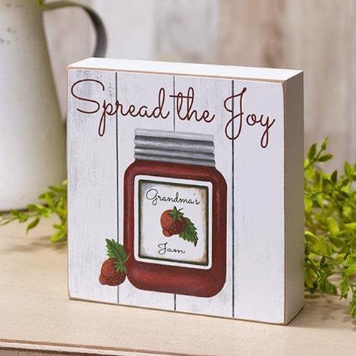 Spread the Joy Box Sign - The Fox Decor