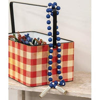 Blue & White Bead Garland - The Fox Decor