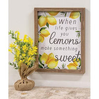 When Life Gives You Lemons Framed Sign - The Fox Decor