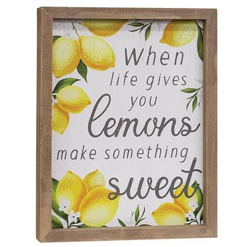 When Life Gives You Lemons Framed Sign - The Fox Decor