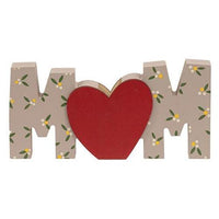 3 Set Floral Mom Love Home Words w Mini Vase - The Fox Decor