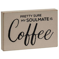 Coffee Is My Soulmate Block 3 Asstd - The Fox Decor