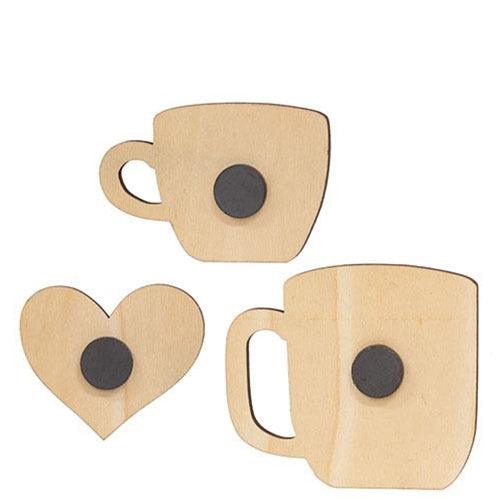 3 Set Coffee Lover Magnets - The Fox Decor