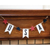 USA Tag & Stars Garland - The Fox Decor