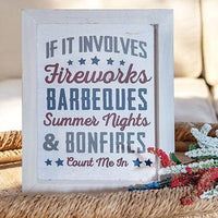 Count Me In Framed Sign - The Fox Decor