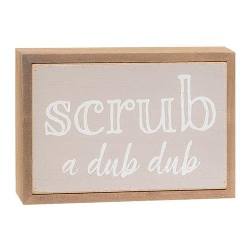 Farmhouse Colors Bathroom Sayings Box Sign 3 Asstd - The Fox Decor