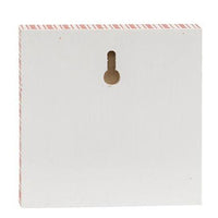 Holly Jolly Christmas Trees Square Block 2 Asstd - The Fox Decor