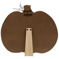 Happy Halloween Pumpkin Easel Sign - The Fox Decor