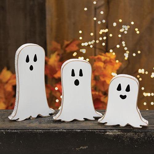3 Set Happy Ghost Chunky Sitters - The Fox Decor